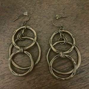 Gold vintage earrings